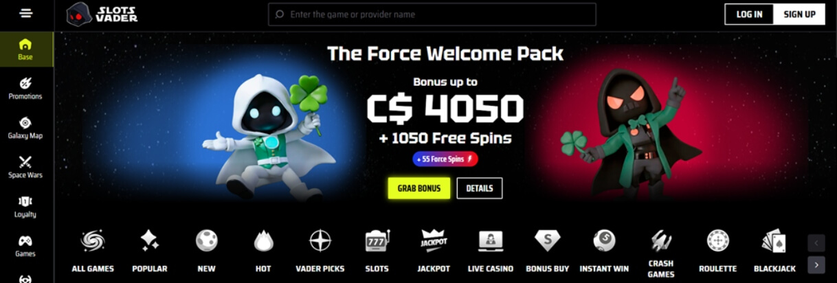 SlotVader Casino